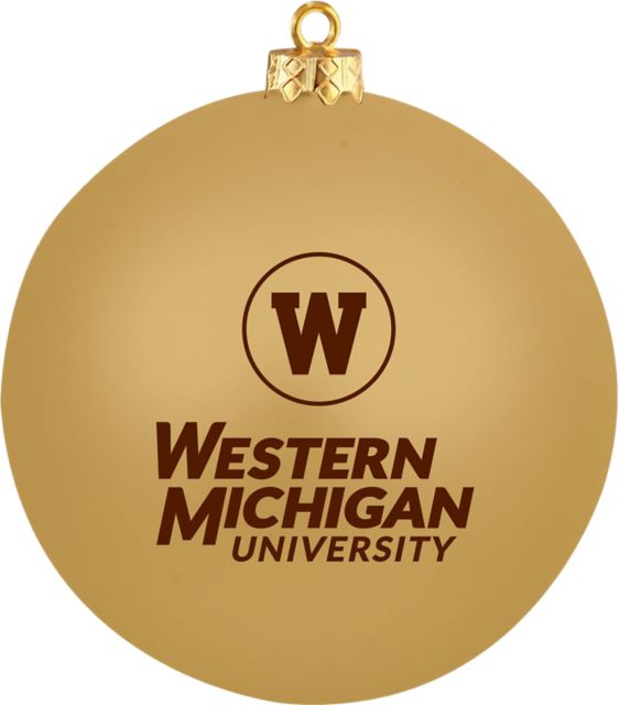 Western Michigan University Shatterproof Round Ornament