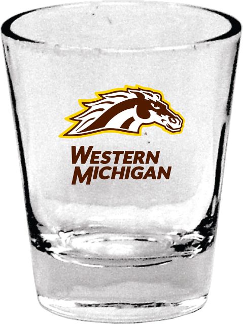 Western Michigan University Broncos 1.5 oz. Collector's Glass