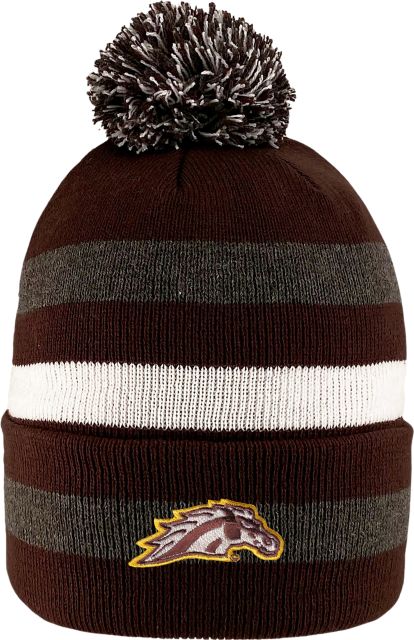 Western Michigan University Broncos Cuff Pom Knit Hat