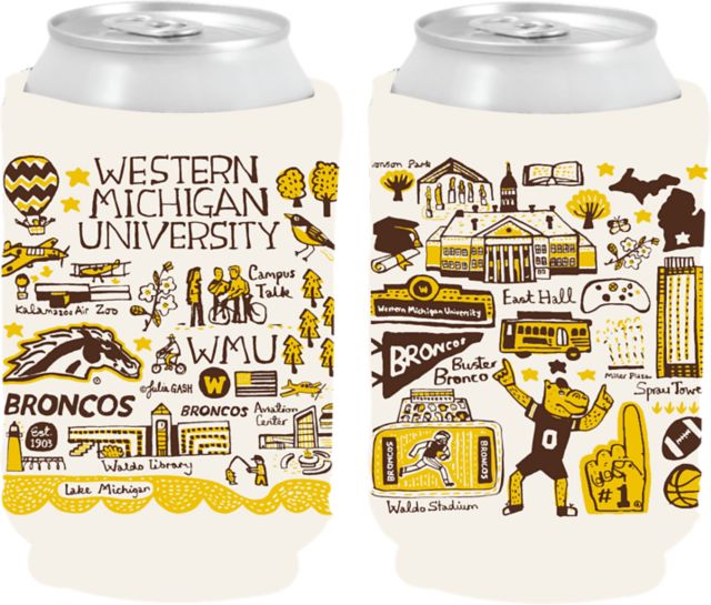 Western Michigan University Julia Gash Can Coozie