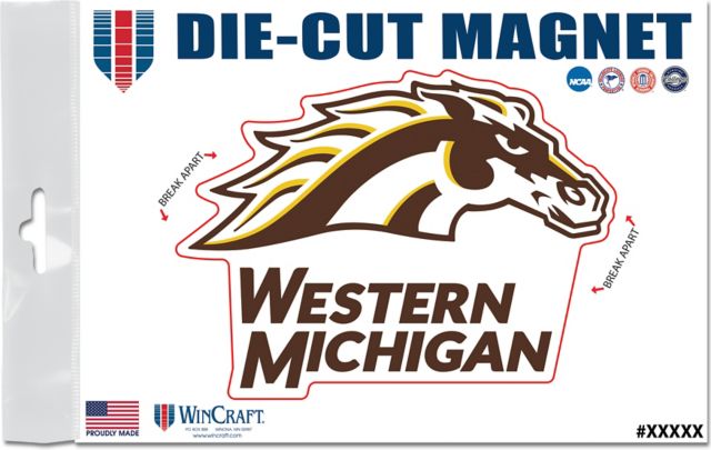 Western Michigan University Broncos 3 x 5 Magnet