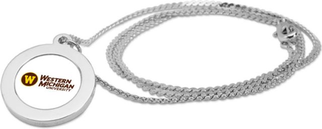 CSI Silver Pendant Necklace With Colored Medallian - ONLINE ONLY