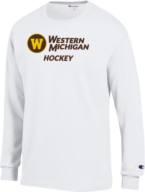 Colosseum Western Michigan Broncos Mens White Czerik Hockey Jersey