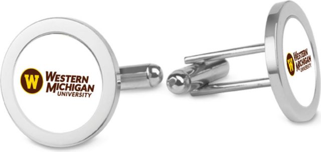 CSI Silver Cufflinks (Gift Boxed) With Colored Medallion - ONLINE ONLY