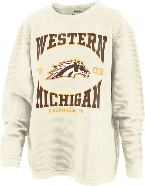 Western Michigan University Women's Corded Crewneck Sweatshirt