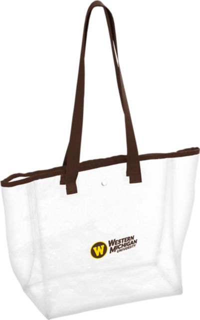 Western Michigan University Clear Stadium Tote Bag