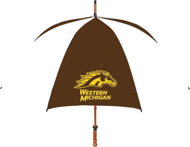 Western Michigan University 62'' Woodshaft Umbrella