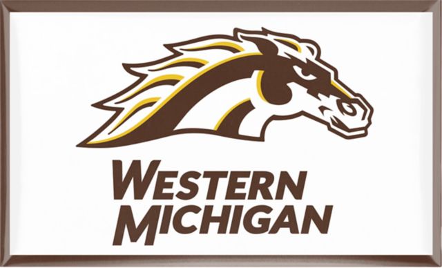 Western Michigan University Domed Rectangle Magnet