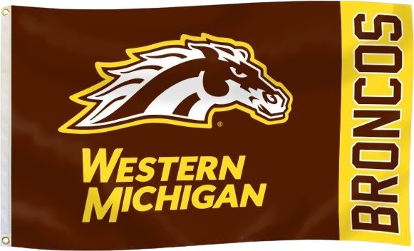 Western Michigan University 3'x5' Flag