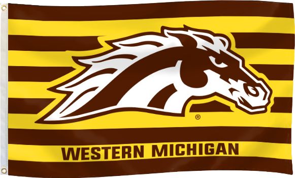 Western Michigan University 3' x 5' Durawave Flag