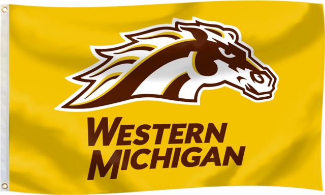 Western Michigan University Full Color Bronco Head Car Decal