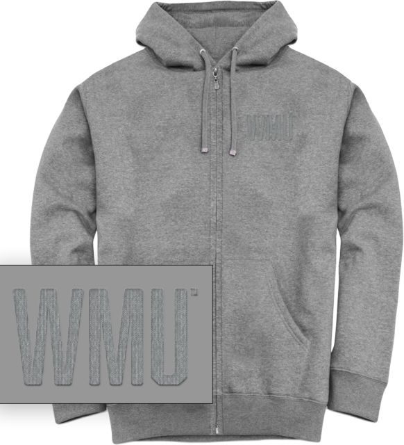 Western Michigan University Chainstitch Full Zip Hooded Sweatshirt