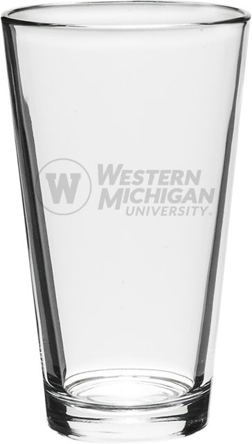 Western Michigan University 16 oz. Mixing Glass