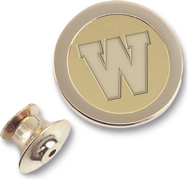 Western Michigan University 23k Gold Plated Lapel Pin Western Michigan University