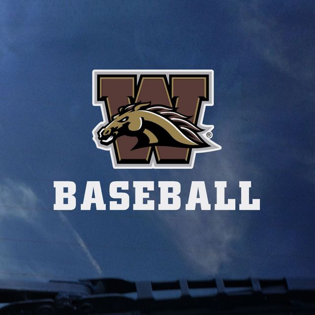 Western Michigan University Full Color Bronco Head Car Decal