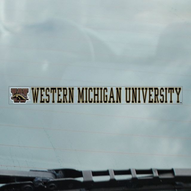 Western Michigan University Strip Decal
