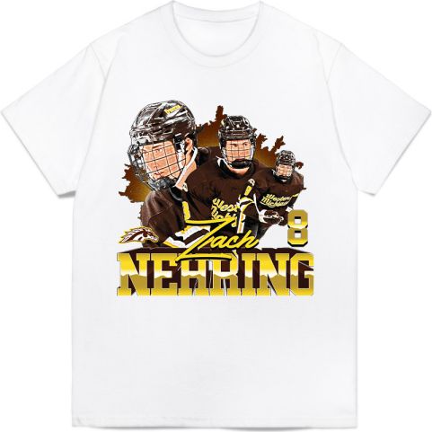 Western Michigan Hockey Short Sleeve T-Shirt ZACH NEHRING