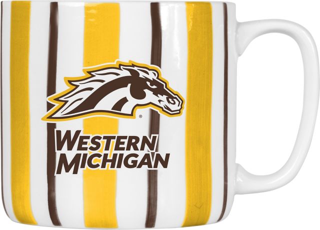 Western Michigan University 16oz Brushstroke Stripe Mug