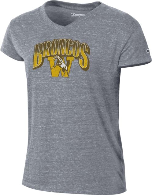 Western Michigan University Broncos Women's V-Neck Short Sleeve T-Shirt