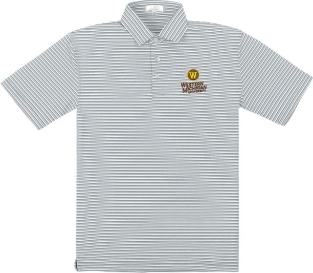 Western Michigan University Performance Stripe Polo