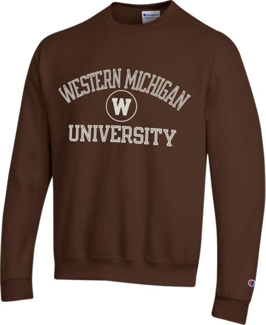 Men's Brown Western Michigan Broncos Long Sleeve Hoodie T-Shirt