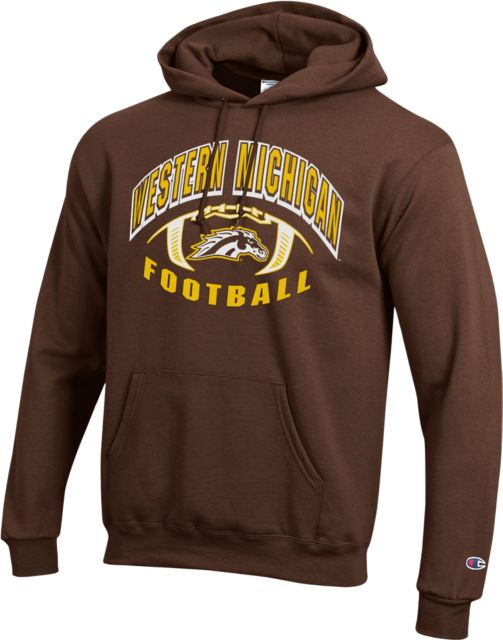 Western Michigan University Broncos Football Hooded Sweatshirt