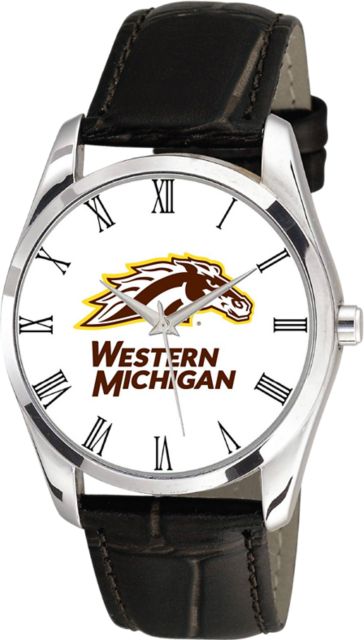 Western Michigan University 26mm Ladies Leather Watch