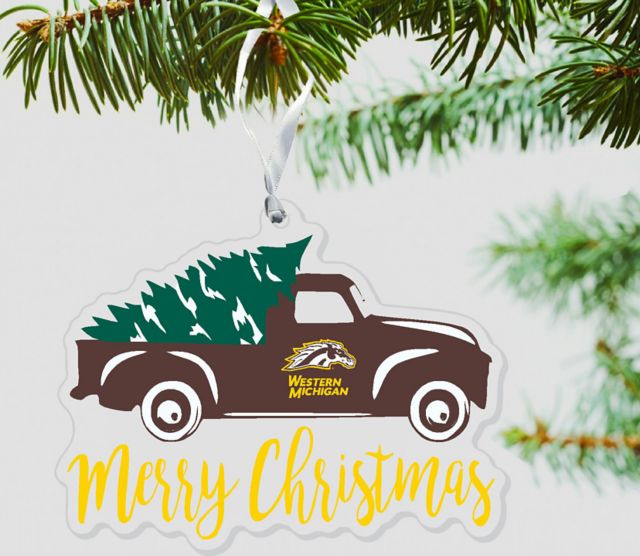 Western Michigan University Broncos 3'' x 4'' Ornament