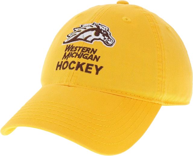 Western Michigan Youth Pro Style Hat Bronco Head Over Broncos | White