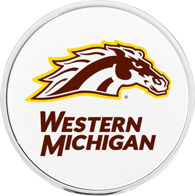 Western Michigan University Broncos Circle Adhesive Emblem