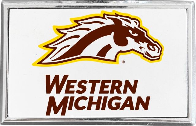 Western Michigan University Rectangle Adhesive Emblem