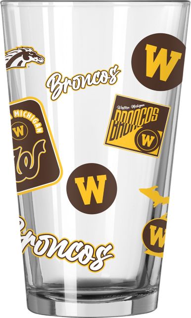 Western Michigan University 16oz Dreamweave Pint Glass