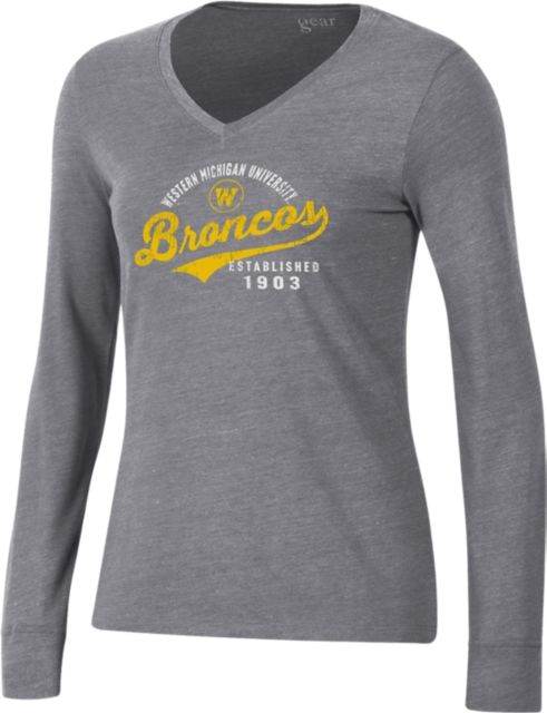 Western Michigan University Women's Broncos Long Sleeve T-Shirt