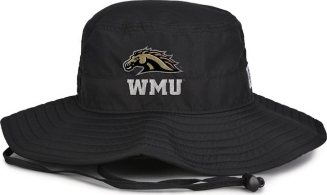 Western Michigan University Broncos Bucket Hat | Adidas | White | 1SIZE