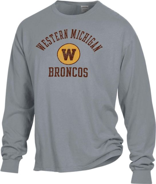 Western Michigan Heavyweight Twill Pro Style Hat Bronco Head Over Broncos | One Size | Gold