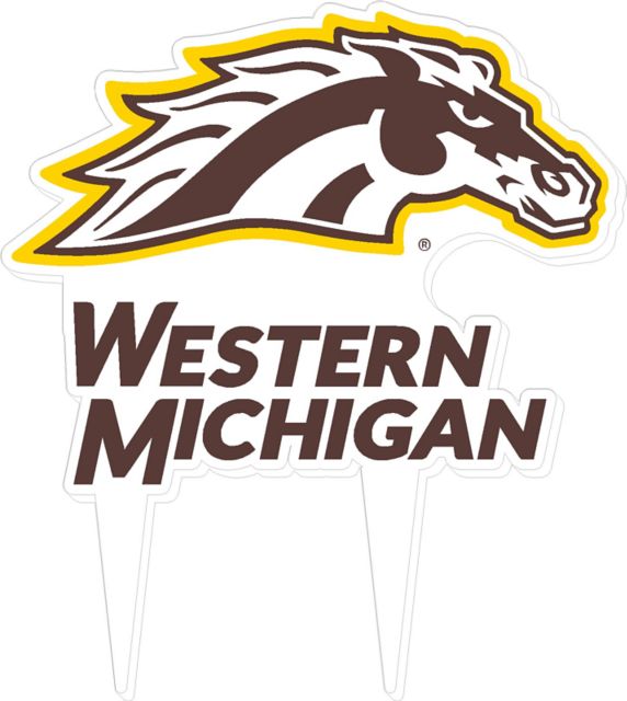 Western Michigan University Broncos Garden Guard Sign