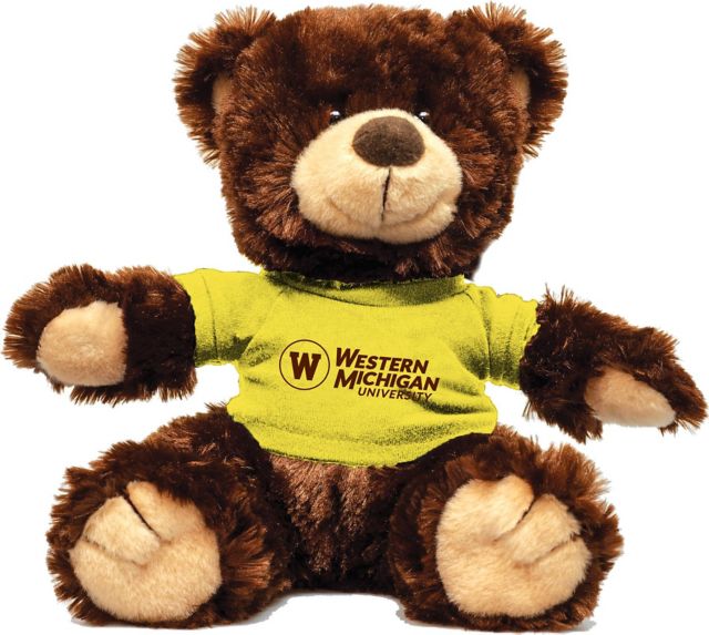 Western Michigan University 12'' Plush Noah Bear - Chocolate - ONLINE ONLY