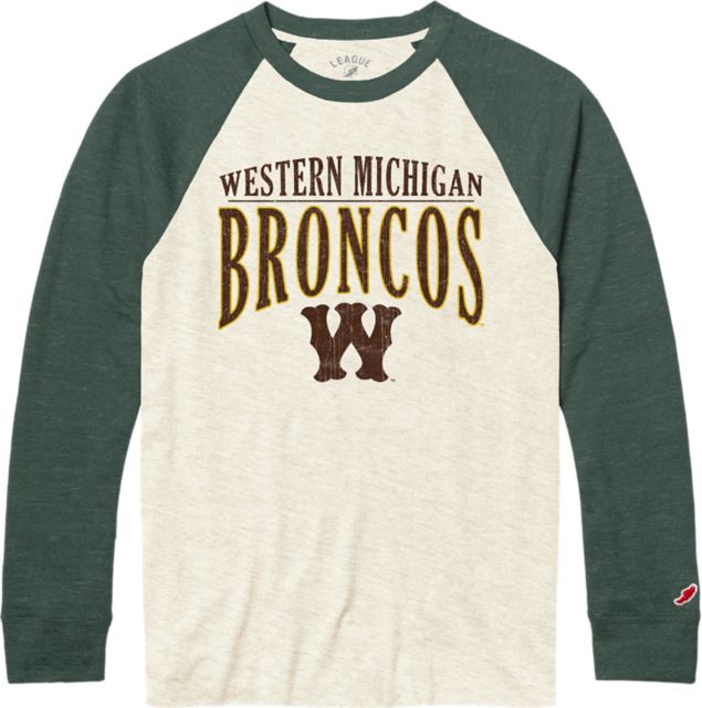 : Broncos Raglan Baseball Tee : Clothing, Shoes & Jewelry