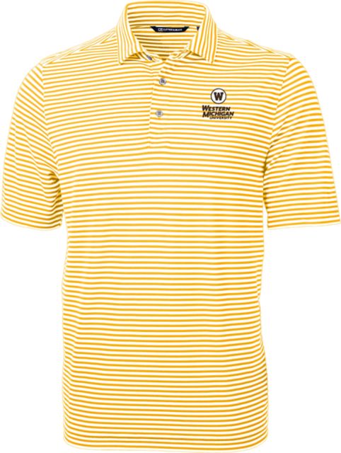 Western Michigan University Striped Eco Polo