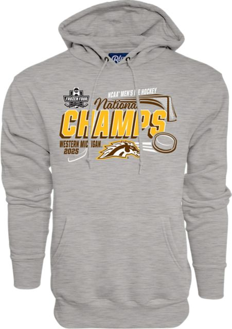 Western Michigan University Men's Hockey 2025 National Champions Hooded Sweatshirt