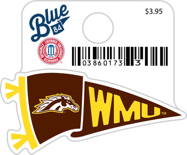 Western Michigan University Broncos Mini Sticker