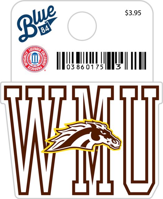 Western Michigan University Broncos Mini Sticker