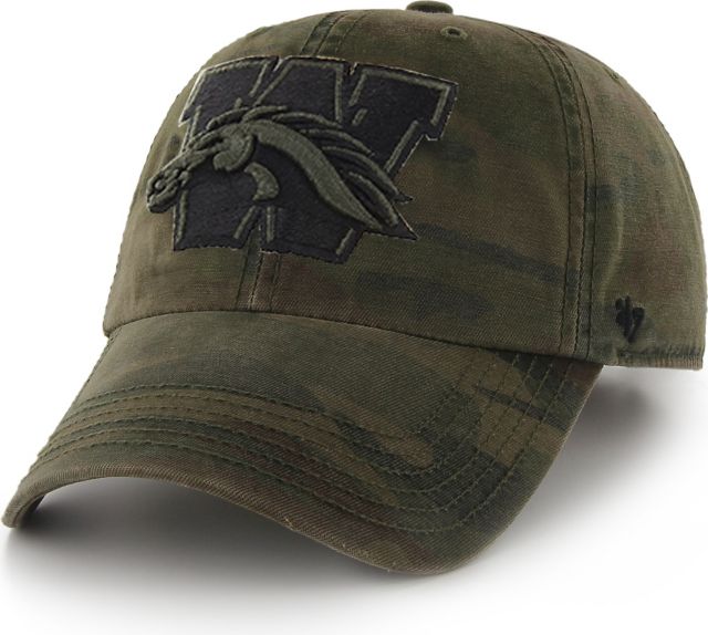 Western Michigan Heavyweight Twill Pro Style Hat Bronco Head Over Broncos | One Size | Gold