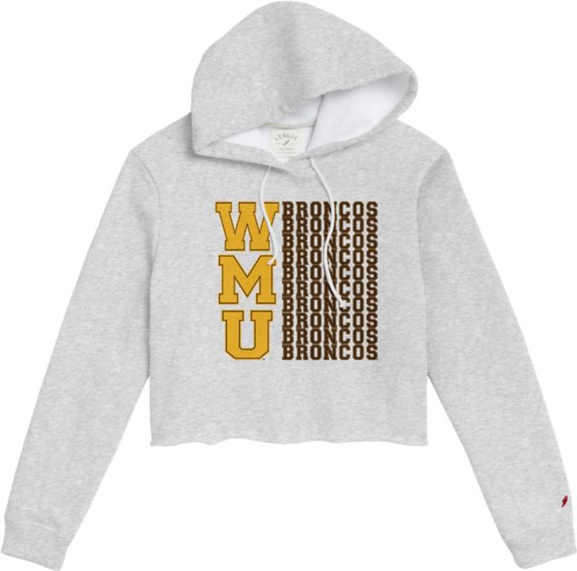 Western Michigan University Women's 1636 Cropped Hooded Sweatshirt - ONLINE ONLY