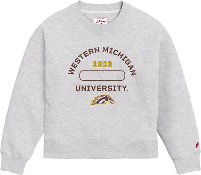 Western Michigan University Broncos Women's Boxy Crewneck Sweatshirt