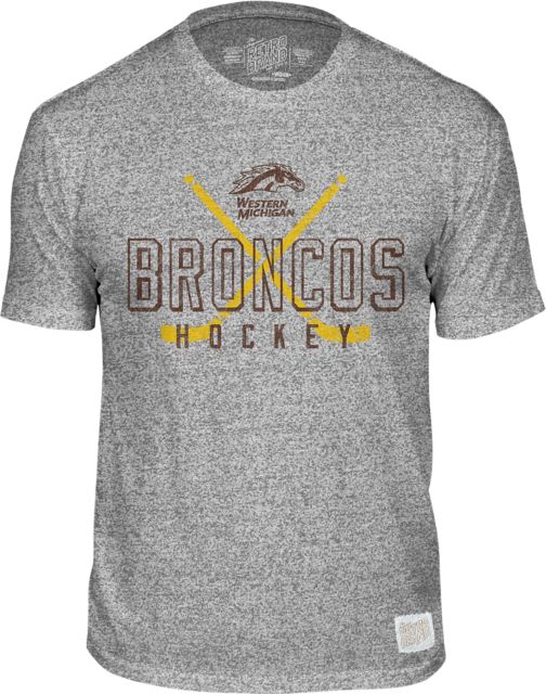 Western Michigan University Hockey Short Sleeve T Shirt: Western