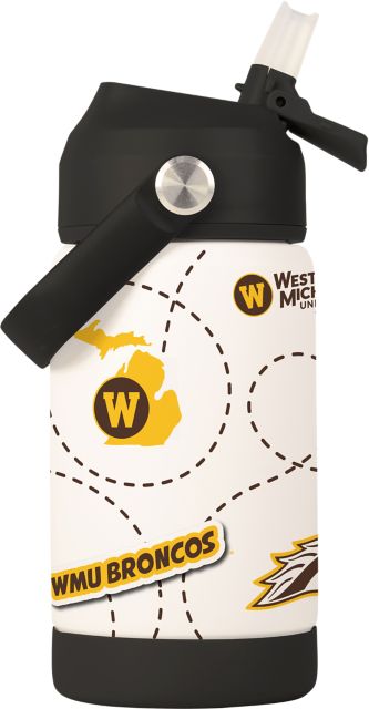 Western Michigan University 12oz Broncos SS Kids Bottle