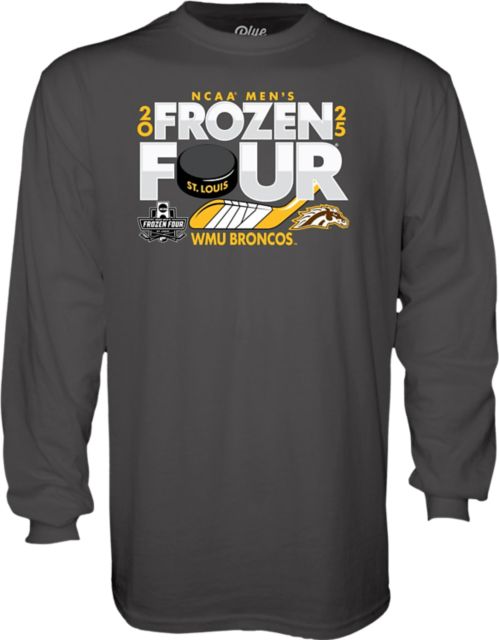Western Michigan University Men's Hockey 2025 Frozen Four Long Sleeve T-Shirt