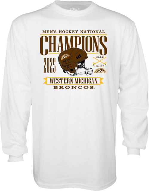 Western Michigan University Men's Hockey 2025 National Champions Long Sleeve T-Shirt