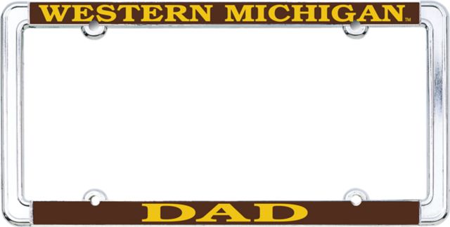 Western Michigan University Dad License Plate Frame